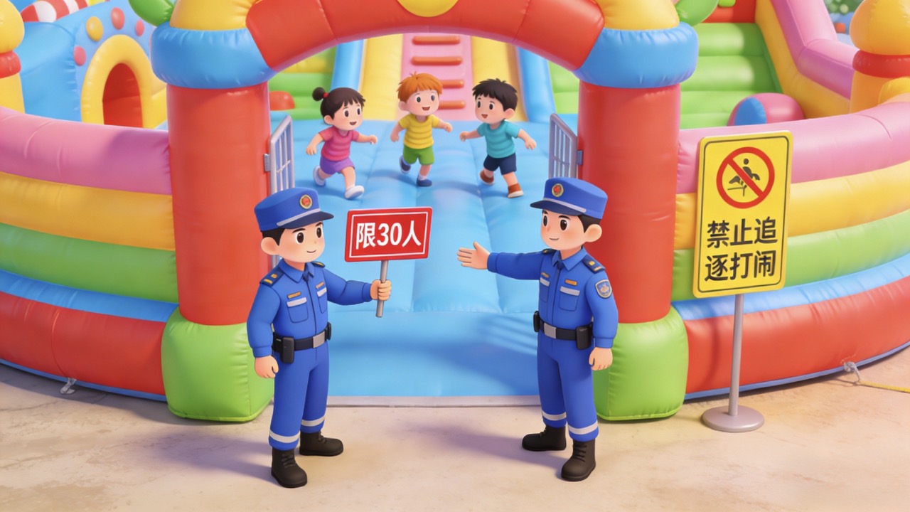 充气游乐设施现场安管规范