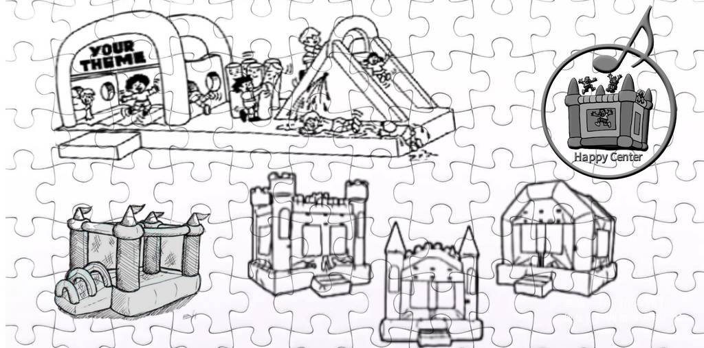 开心源充气城堡设计图