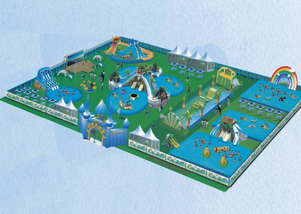 大型充气乐园-水上竞技道具租赁