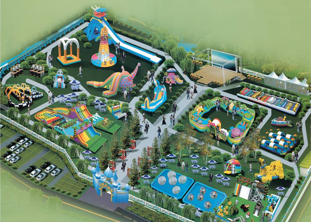 大型充气乐园定制-洗消充气帐篷厂家