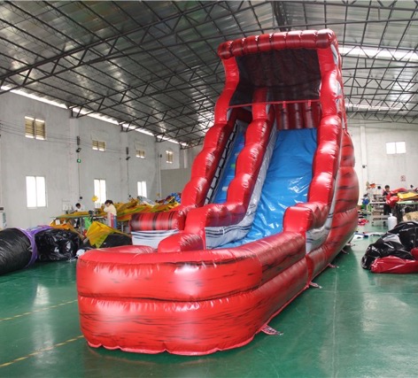 充气水滑梯（红蓝款）出租出售
