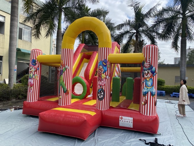 充气马戏团跳床滑梯