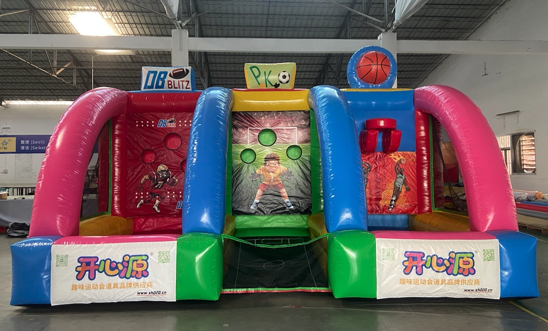 三合一游戏橄榄球+足球+篮球6*3*3