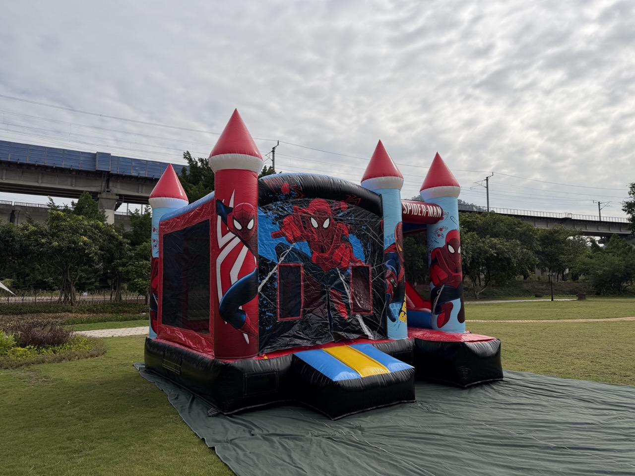 超酷蜘蛛侠充气城堡