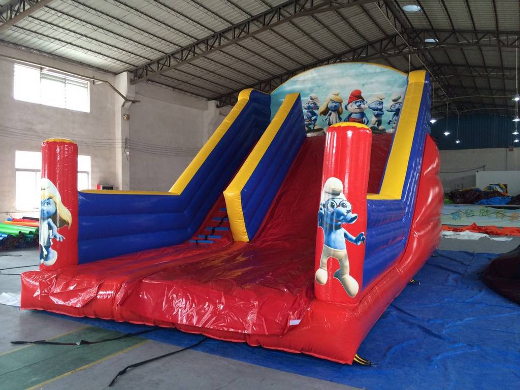 40m²蓝精灵充气滑梯出租