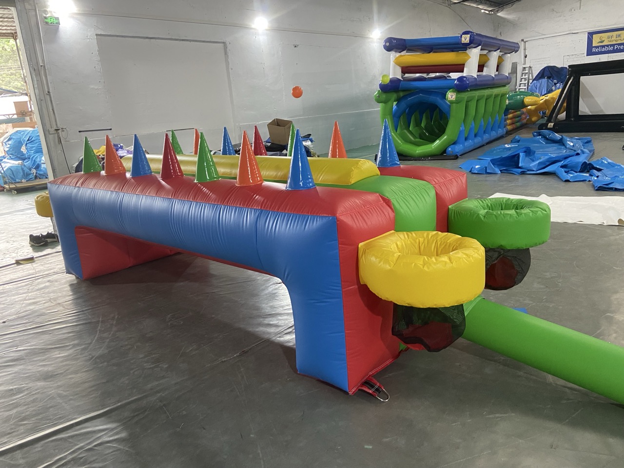 充气趣味运动会道具吹球游戏出租
