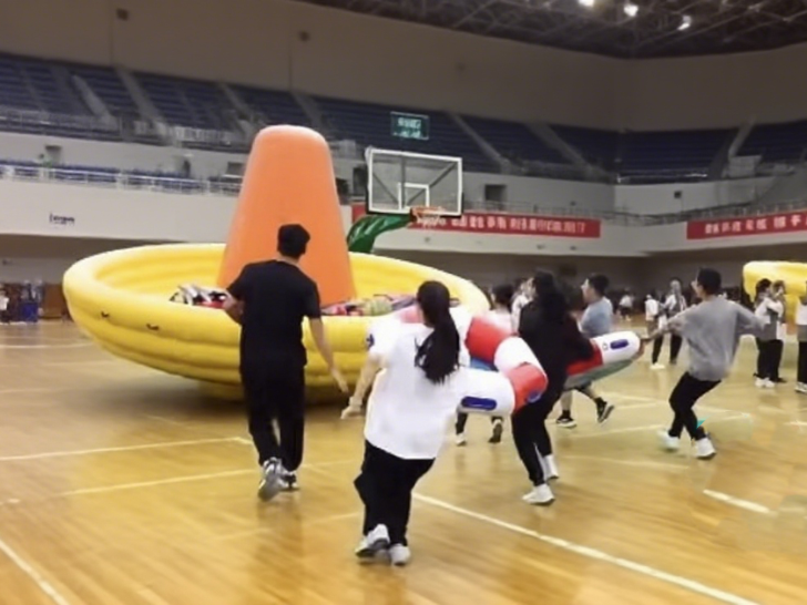 充气趣味运动会道具火锅游戏出租出售