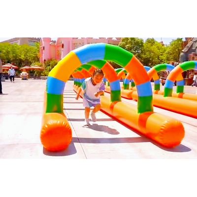 充气趣味运动会道具障碍拱门出租出售