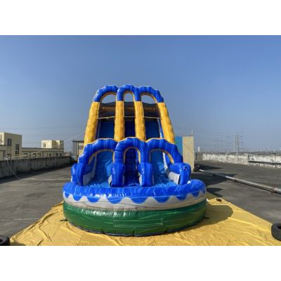 炫彩充气水滑梯出售