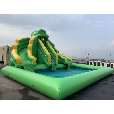 丛林水滑梯泳池组合出售