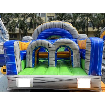 丛林冒险充气障碍城堡出售